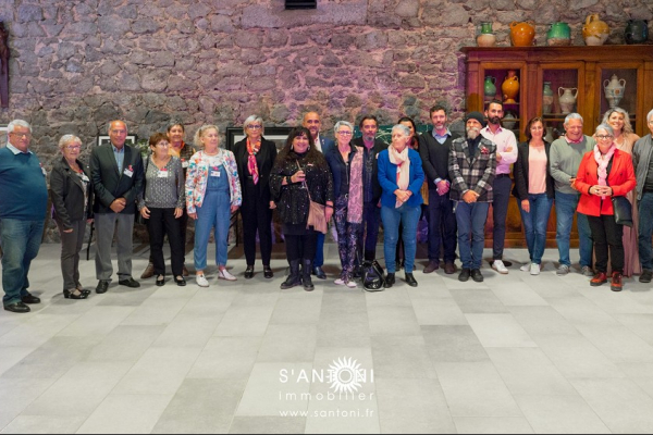 Octobre rose - la s'antoni family clôture une magnifique soirée au château hermitage de combas Soleil & prestige immobilier