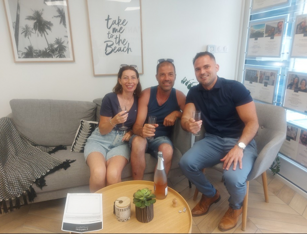 Heureux acquéreurs S'antoni immobilier
