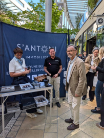 S'antoni immobilier présent aux rencontres de l'immobilier à béziers S'antoni immobilier