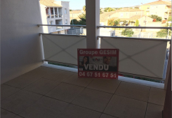 Frontignan t2 36 m2, terrasse 7 m2, parking prive Groupe gesim