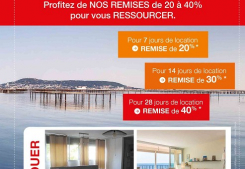 Le groupe gesim organise des réductions sur ses biens en location saisonnières Groupe gesim