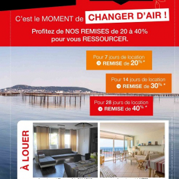 Le groupe gesim organise des réductions sur ses biens en location saisonnières Groupe gesim