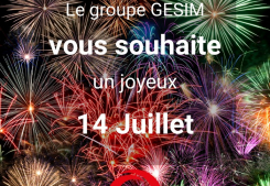 Le groupe gesm vous souhaite un joyeux 14 juillet  Groupe gesim