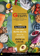 L’astuce du mois by gesim | durée de vie des aliments Groupe gesim