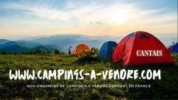 Page facebook en ligne Camping à vendre