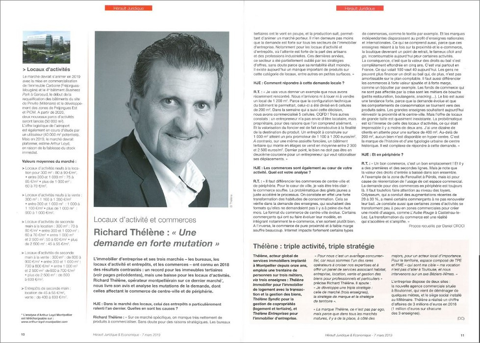 Interview richard thélène Immobilier entreprises