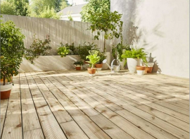 Le bois le roi de nos terrasses Domis