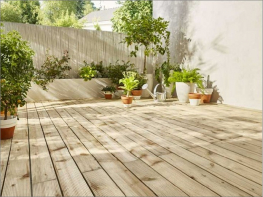 Le bois le roi de nos terrasses Domis