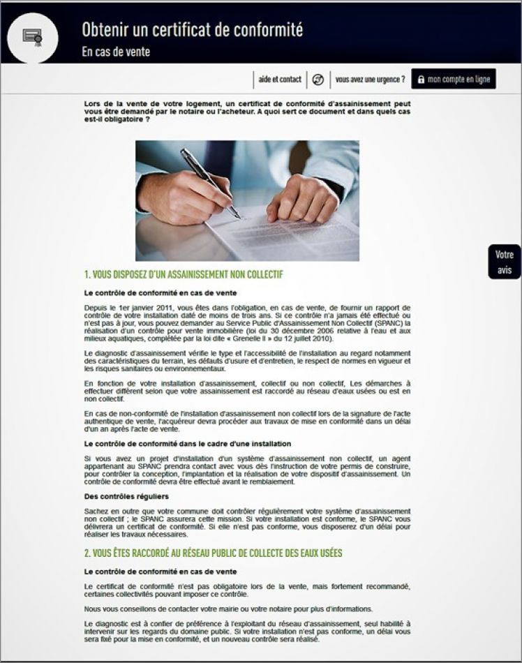 Regementation Certificat De Conformite Du Raccordement Eaux Usees