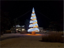 Illumination du sapin de nol 2018 de la ville d'agde - le cap d'agde Inter-med-immo34