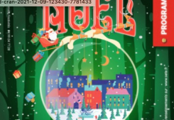 Forêt de sapins place léon-blum, projections dynamiques sur les façades, déambulations musicales, stands photos, atelier Sete immo