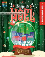 Forêt de sapins place léon-blum, projections dynamiques sur les façades, déambulations musicales, stands photos, atelier Sete immo