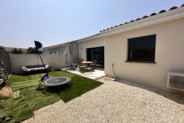 Maison récente de plain-pied à nissan-lez-enserune, à proximité de béziers et des plages Ms immobilier