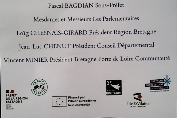 Inauguration fin des travaux la noë-blanche Elpy immobilier