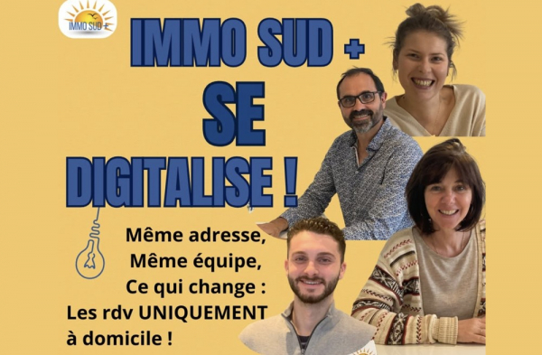 Immo sud + se digitalise Immo sud plus