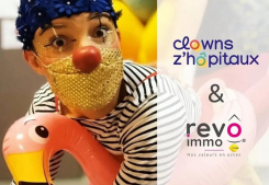 Revo immo soutient clowns z'hopitaux Sas revo immo