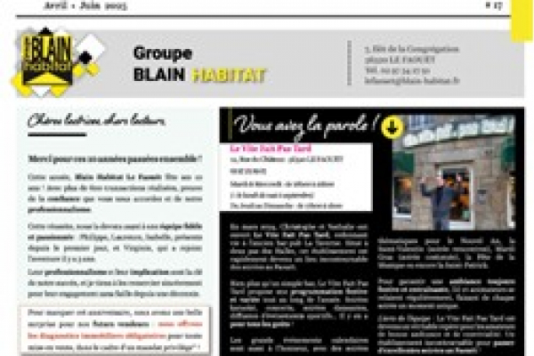 Immomag le faouët n°17 - avril 2025 Reseau blain habitat
