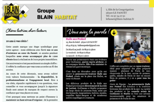 Immomag le faouët n°18 - juillet 2025 Reseau blain habitat