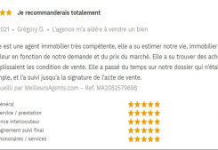 Avis 5 étoiles site meilleurs agents pour agences immobilières à annecy cp immobilier 05/08/2021 Cp immobilier