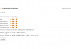 Avis 5 étoiles site meilleurs agents pour agences immobilières à annecy cp immobilier 30/06/2021 Cp immobilier