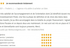 Avis 5 étoiles site meilleurs agents pour agences immobilières à annecy cp immobilier 13/01/2021 Cp immobilier