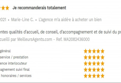 Avis 5 étoiles site meilleurs agents pour agences immobilières à annecy cp immobilier 10/01/2021 Cp immobilier