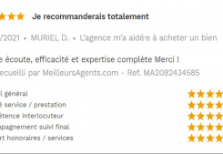 Avis 5 étoiles site meilleurs agents pour agences immobilières à annecy cp immobilier 08/01/2021 Cp immobilier