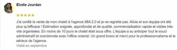 Témoignage de Élodie Agence mia