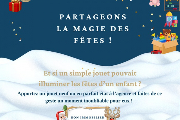 Collecte de jouets Éon immobilier