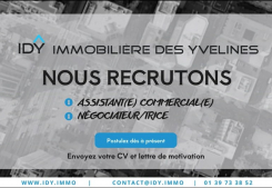 L'immobilière des yvelines recrute !  Immobilière des yvelines