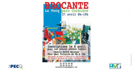 Réservation stands brocante avf du 27 avril Immobilière des yvelines