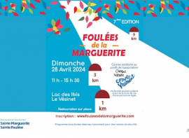 Les foulées de la marguerite 2024 au vésinet Immobilière des yvelines