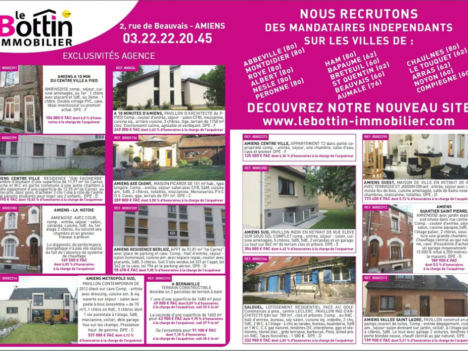 Double page immo 80 de septembre Le bottin immobilier