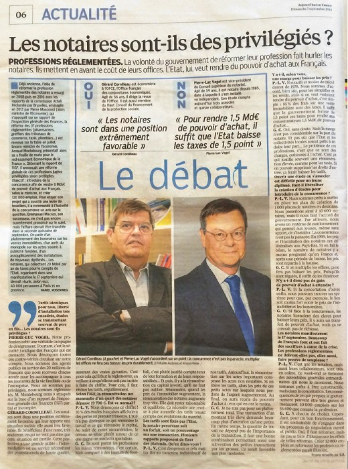 Extrait du journal aujourd'hui en france dimanche n°4682 Le bottin immobilier