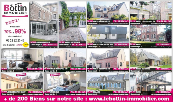 Le bottin immobilier dans le courrier immobilier du courrier picard Le bottin immobilier