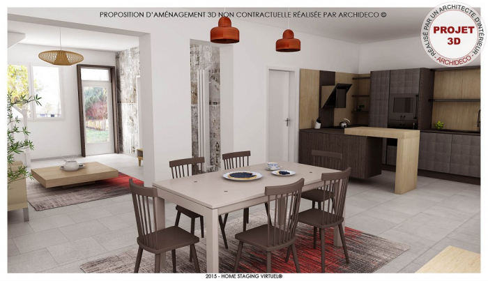 Nouveau projet de home staging virtuel en 3d Le bottin immobilier