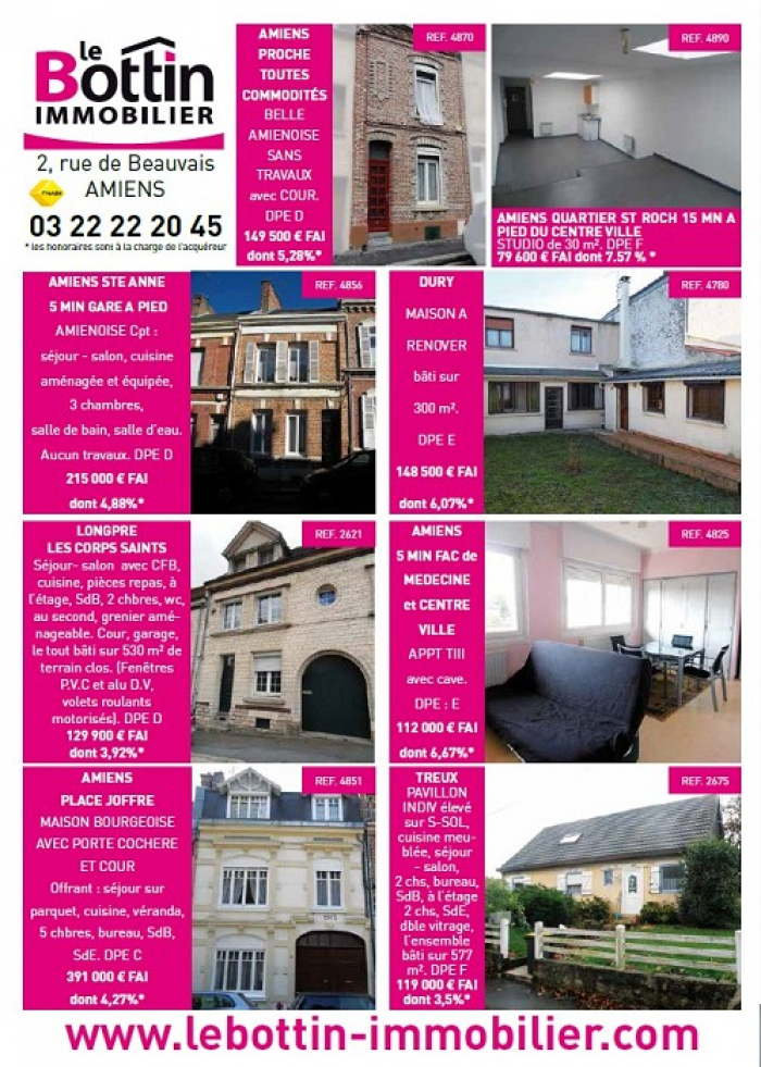 Immo 80 du mois d'aout  Le bottin immobilier