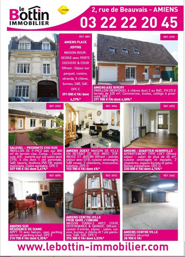 L'immo 80 du mois d'octobre  Le bottin immobilier