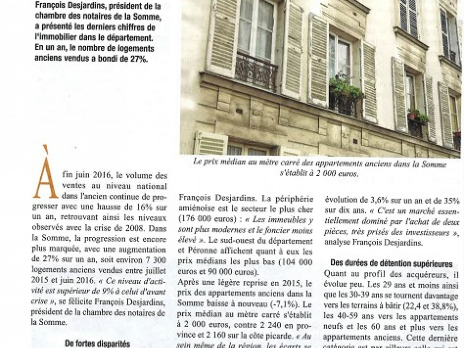 Reprise du marchÉ en 2016 Le bottin immobilier