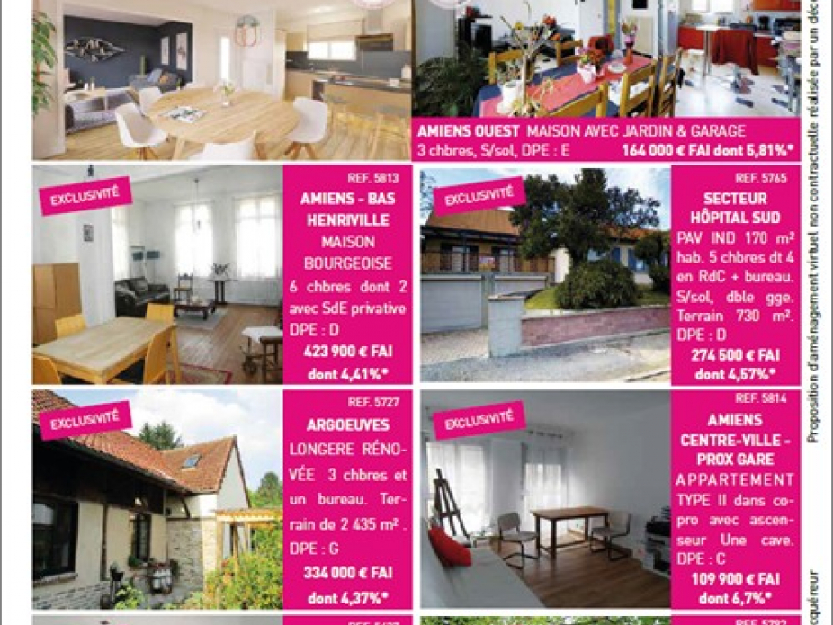 Nos exclusivitÉs dans l'immo 80 de juin Le bottin immobilier