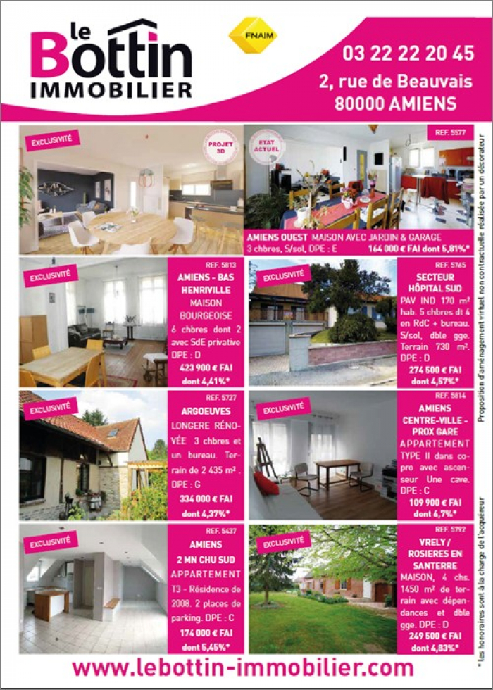 Nos exclusivitÉs dans l'immo 80 de juin Le bottin immobilier