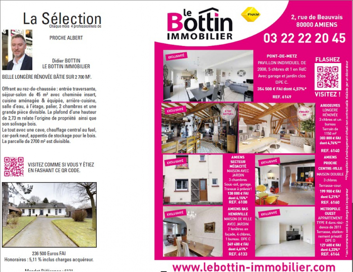 Nos publications dans l'immo 80 de février Le bottin immobilier