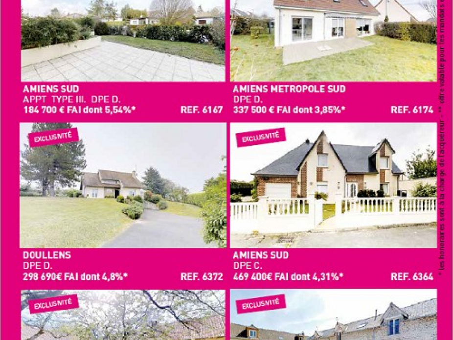Nos exclusivitÉs dans le magazine l'immo 80 de juin Le bottin immobilier