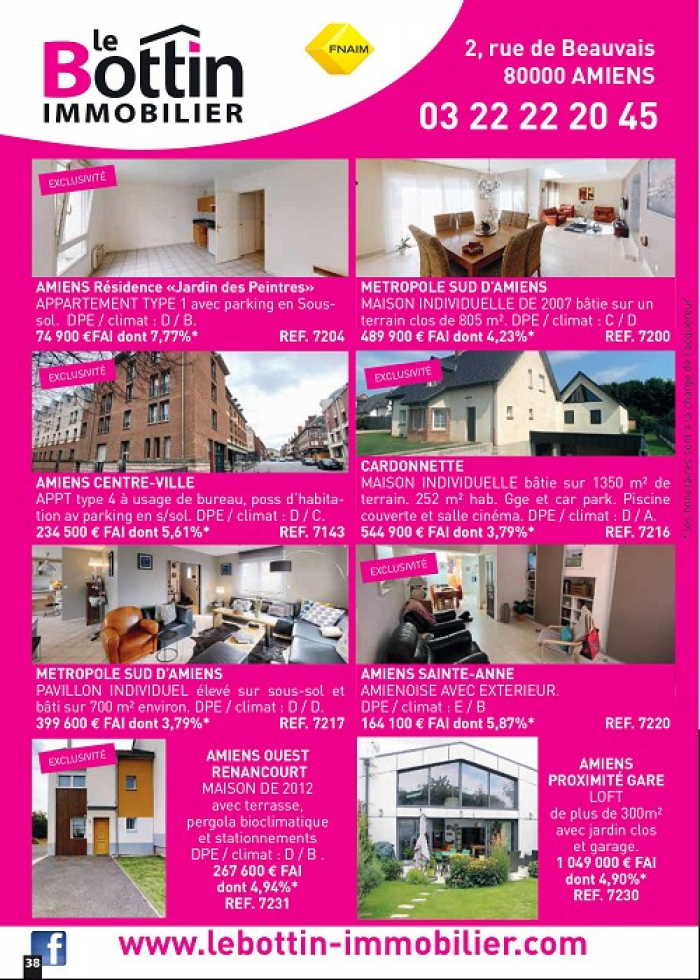 Notre page dans l'immo 80 de septembre  Le bottin immobilier