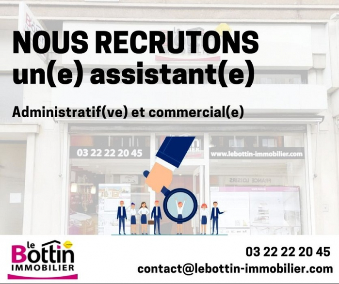 Recrutement - poste d'assistant(e) administratif(ve) et commercial(e) Le bottin immobilier