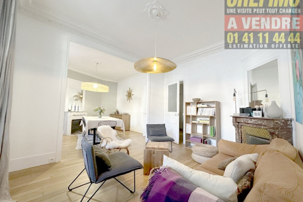 Venez découvrir ce bel appartement au charme de l'ancien au rez-de-chaussée - agence immobilière crefimo Crefimo