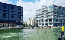 Pantin : ils nagent dans le canal de lourcq Grand paris immo transaction