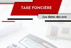 Taxe foncière : les dates des avis Maximmo
