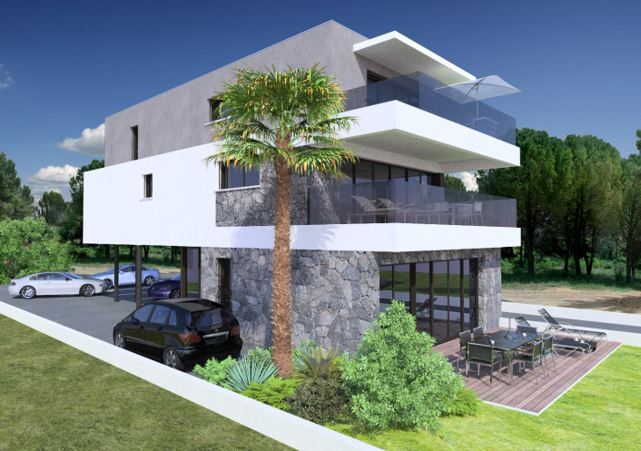 Programme neuf Le Grau D'agde Hérault 3450546 Pierre blanche immobilier