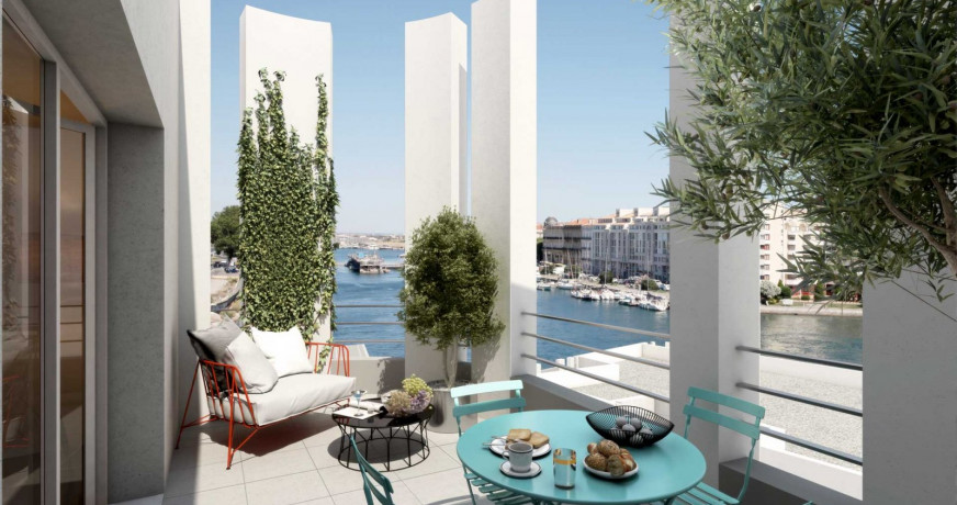 Programme neuf Sete Hérault 345463 Escale immobilier